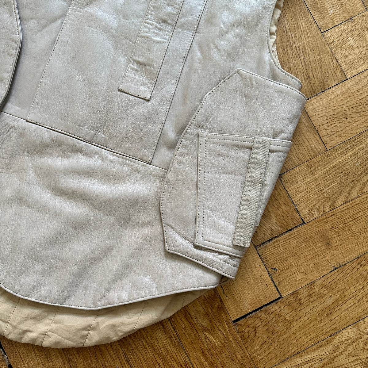 Helmut Lang AW98 Leather Bulletproof Vest