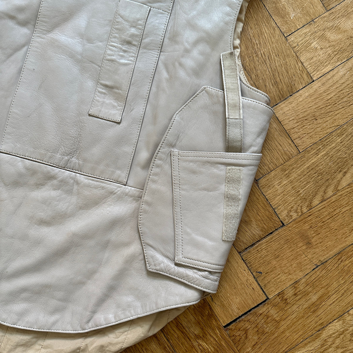 Helmut Lang AW98 Leather Bulletproof Vest