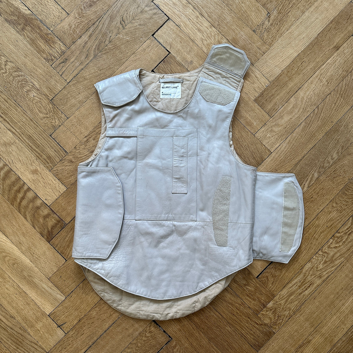 Helmut Lang AW98 Leather Bulletproof Vest