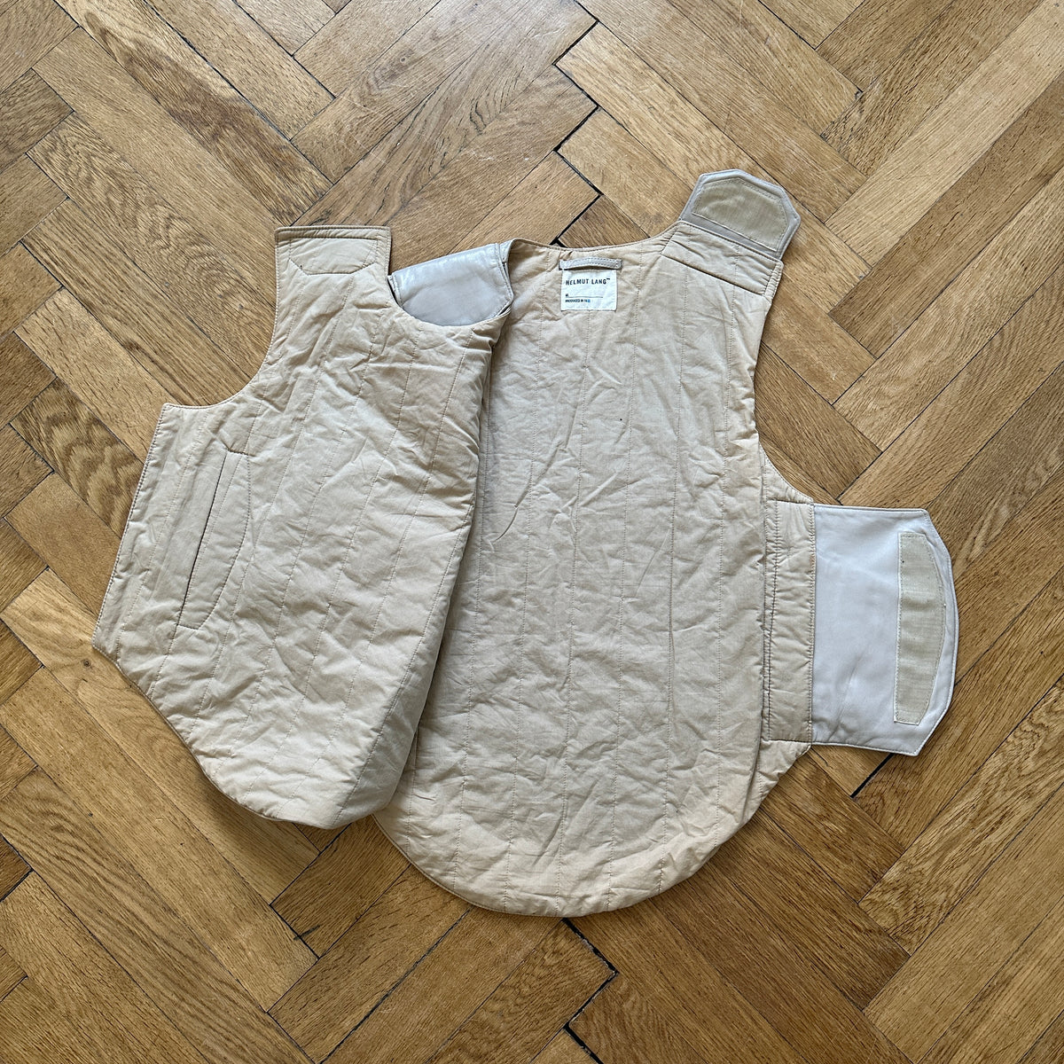 Helmut Lang AW98 Leather Bulletproof Vest