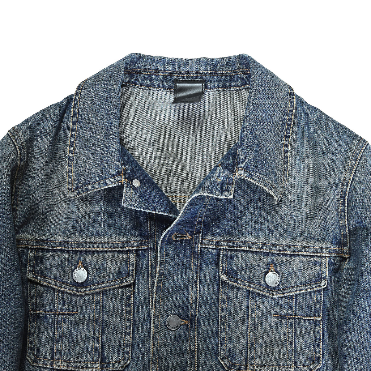 Dior Homme SS05 Orange Overdye Denim Jacket
