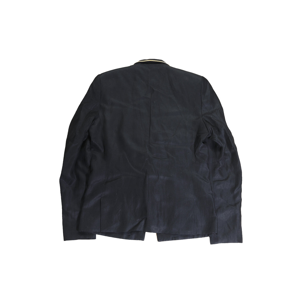 Haider Ackermann SS17 Gold Trim Linen Blazer