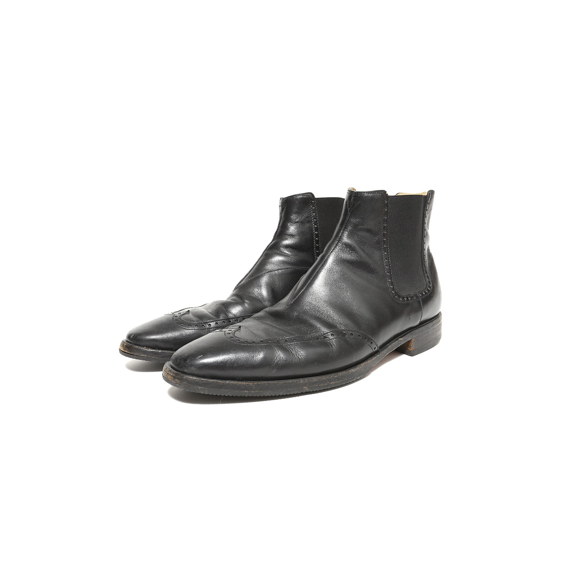 Helmut Lang AW04 Brogue Chelsea Boots