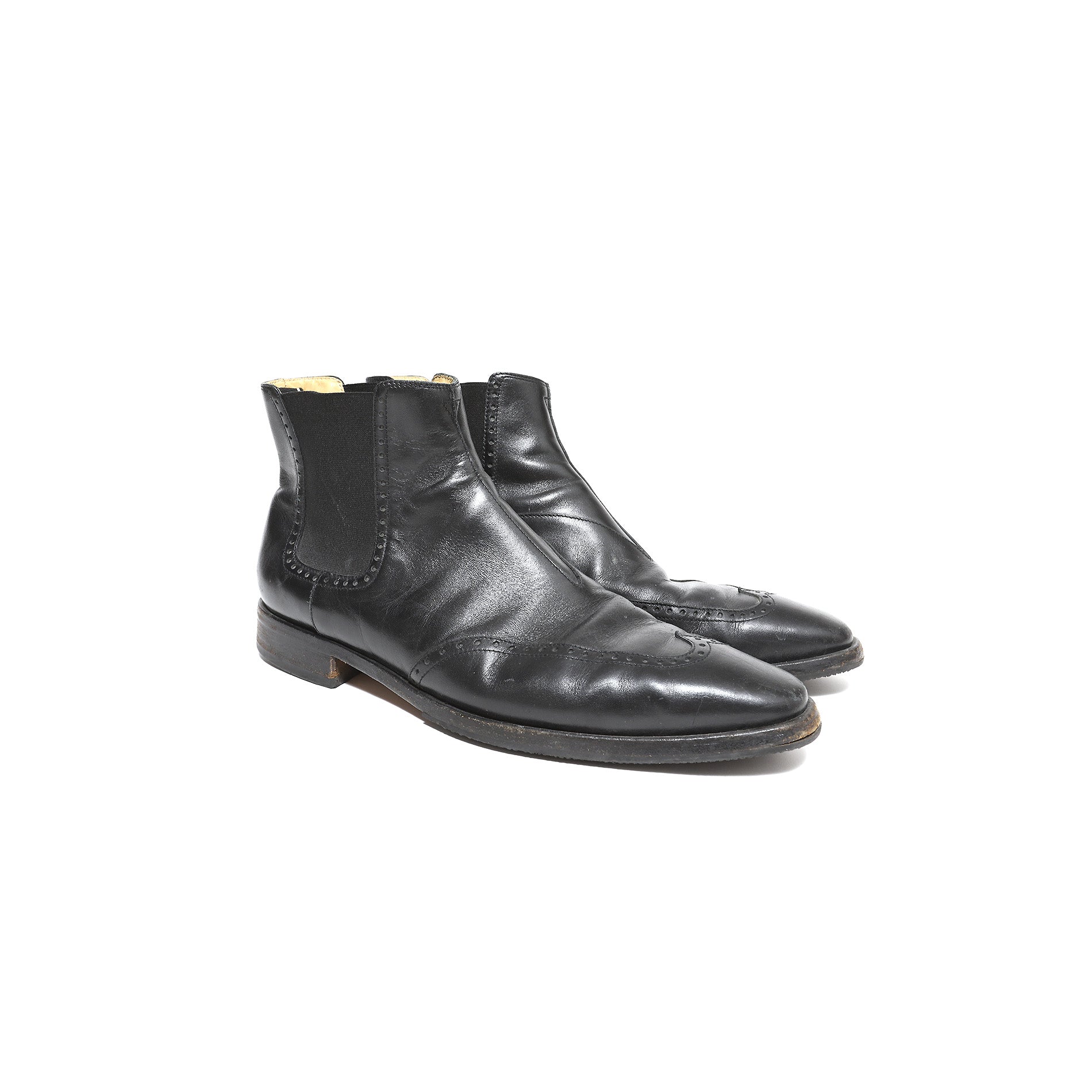 Helmut Lang AW04 Brogue Chelsea Boots