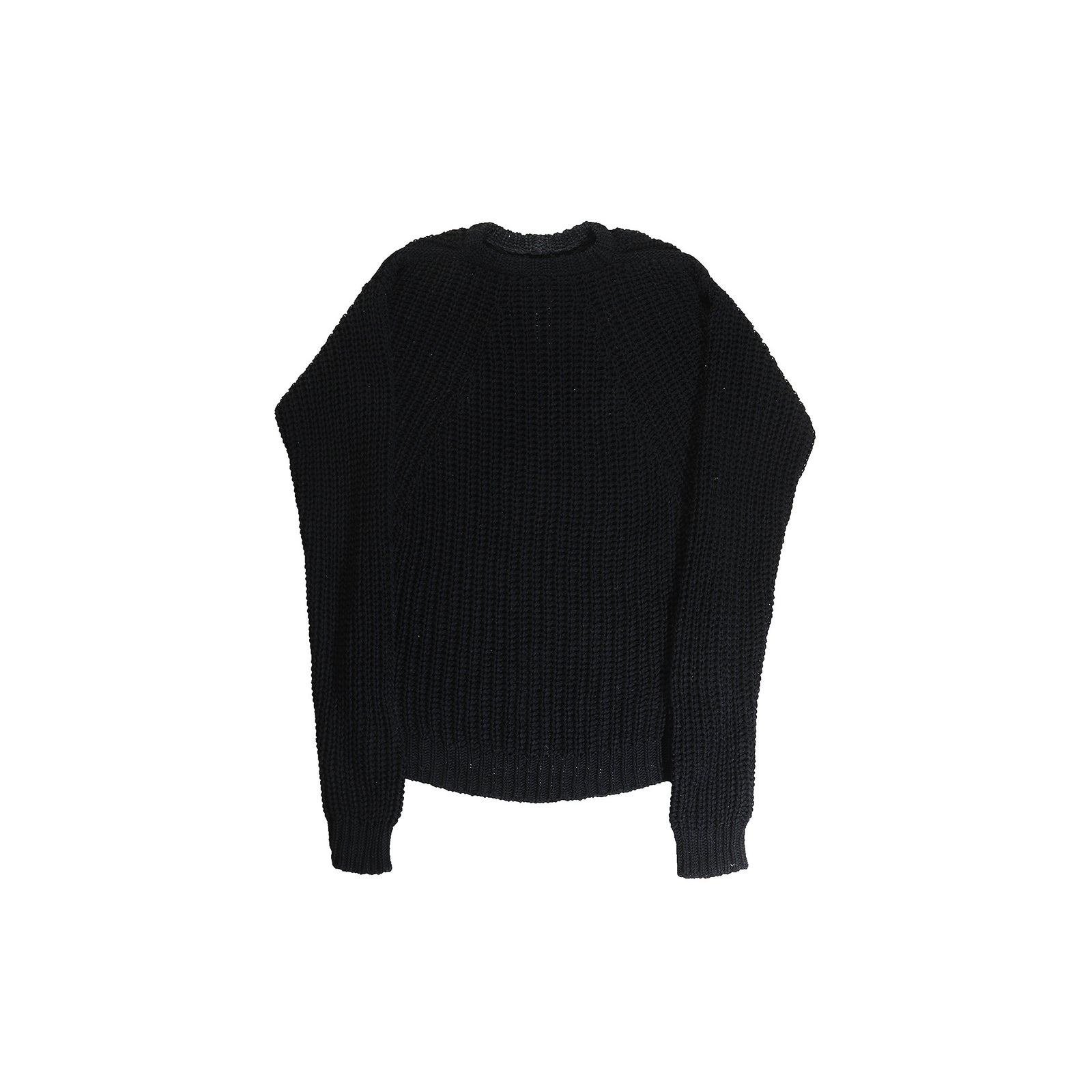 Rick Owens SS17 Black Knit Sweater