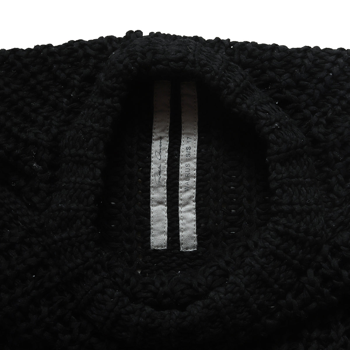 Rick Owens SS17 Black Knit Sweater