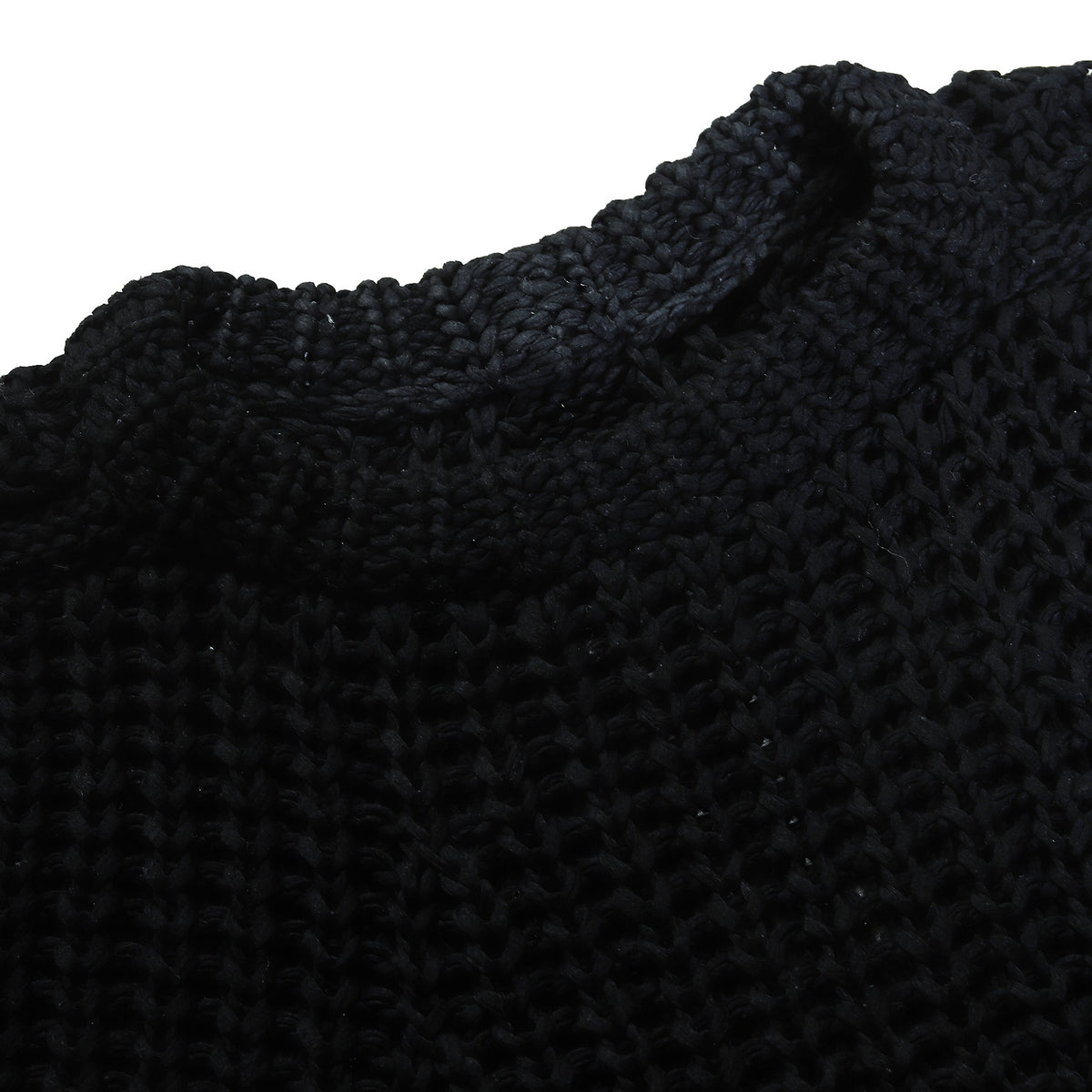 Rick Owens SS17 Black Knit Sweater