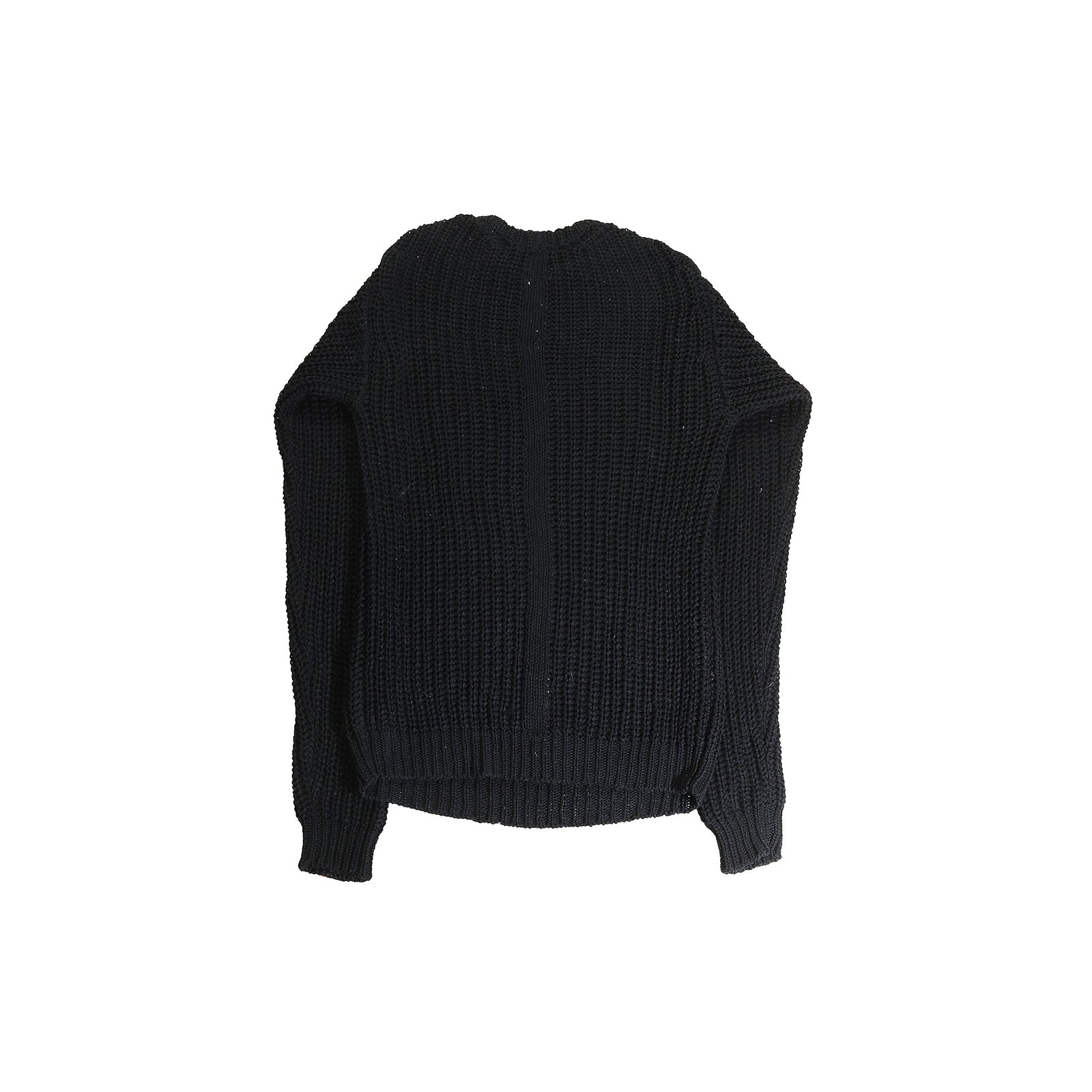 Rick Owens SS17 Black Knit Sweater