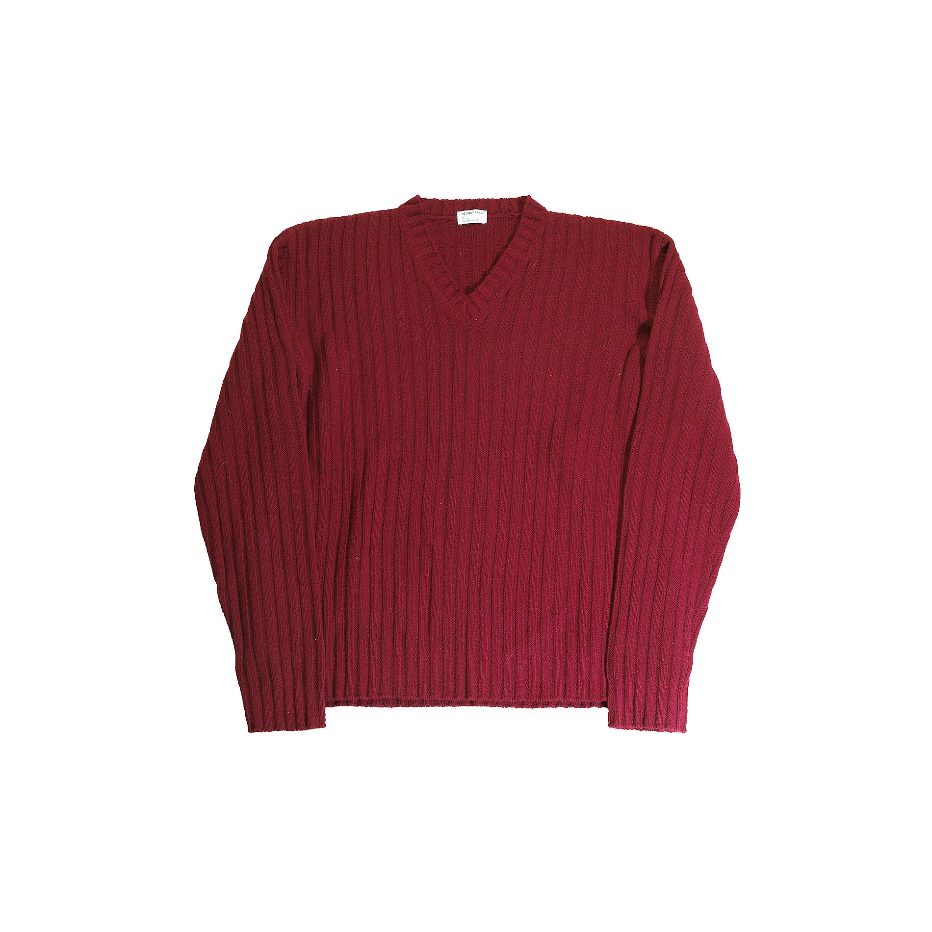 Helmut Lang FW97 Fuchsia Wool Knit Sweater