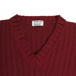 Helmut Lang FW97 Fuchsia Wool Knit Sweater