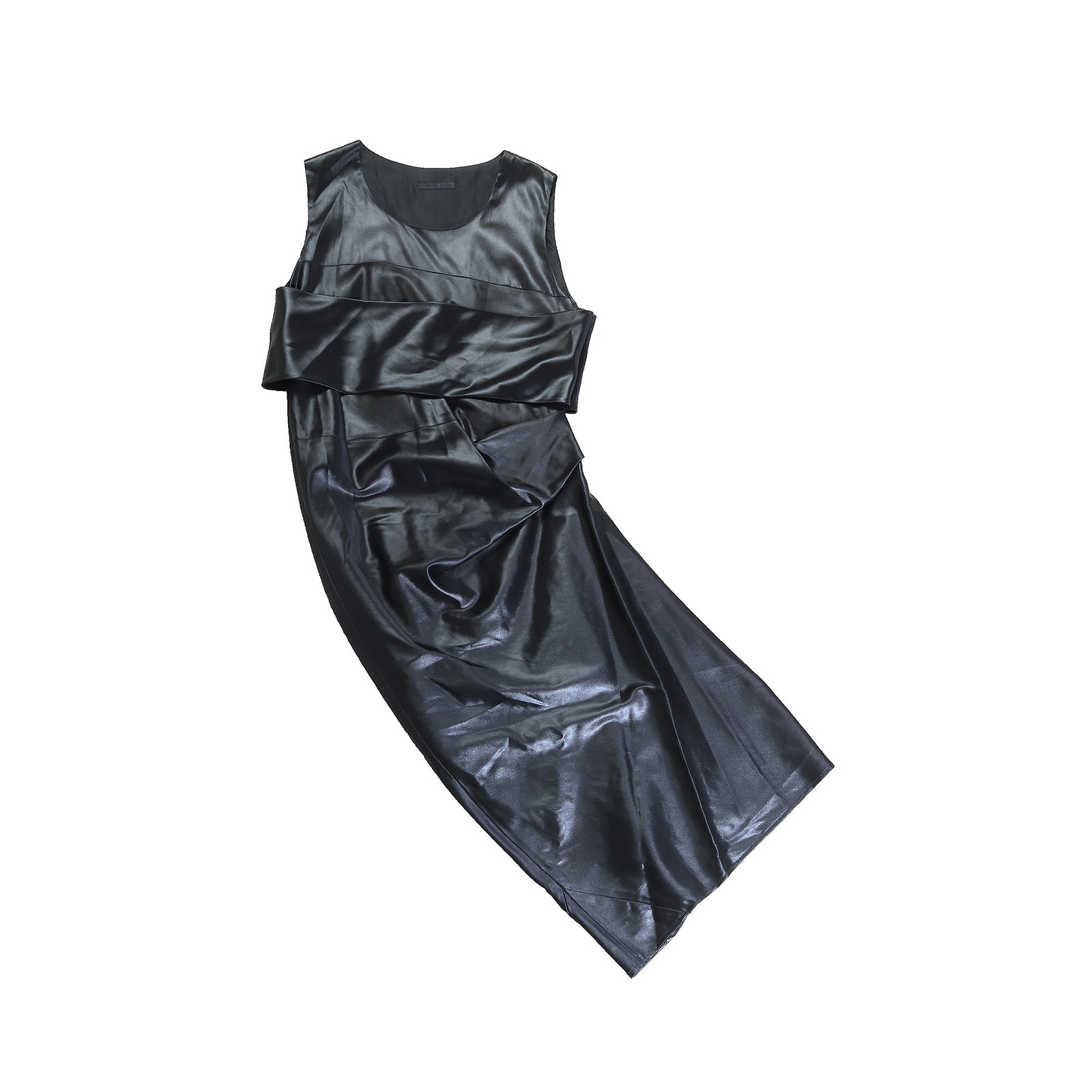 Helmut Lang FW97 Shiny Layered Dress