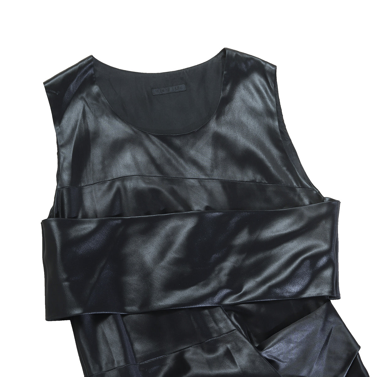 Helmut Lang FW97 Shiny Layered Dress