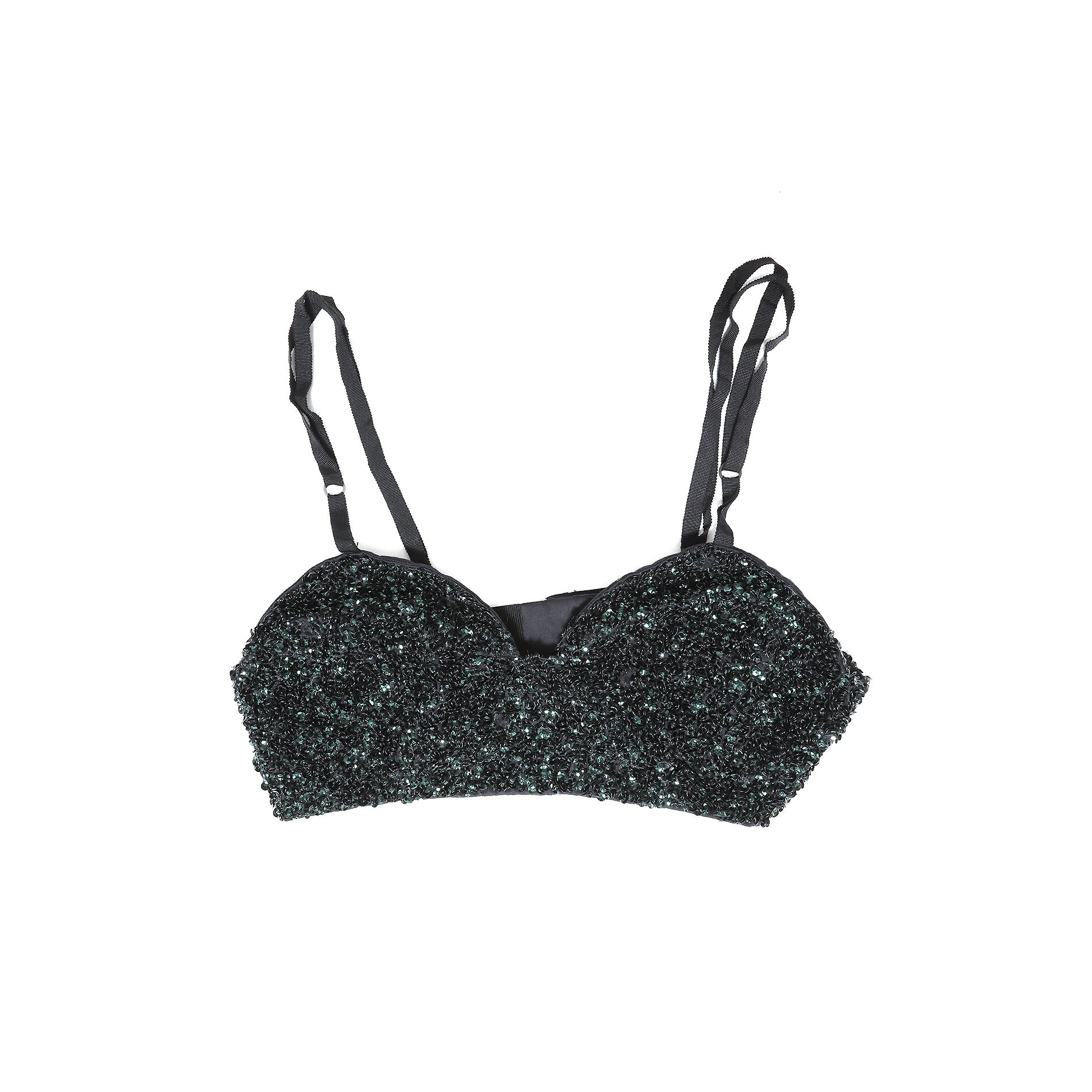 Dries Van Noten Caras Sequined Bustier