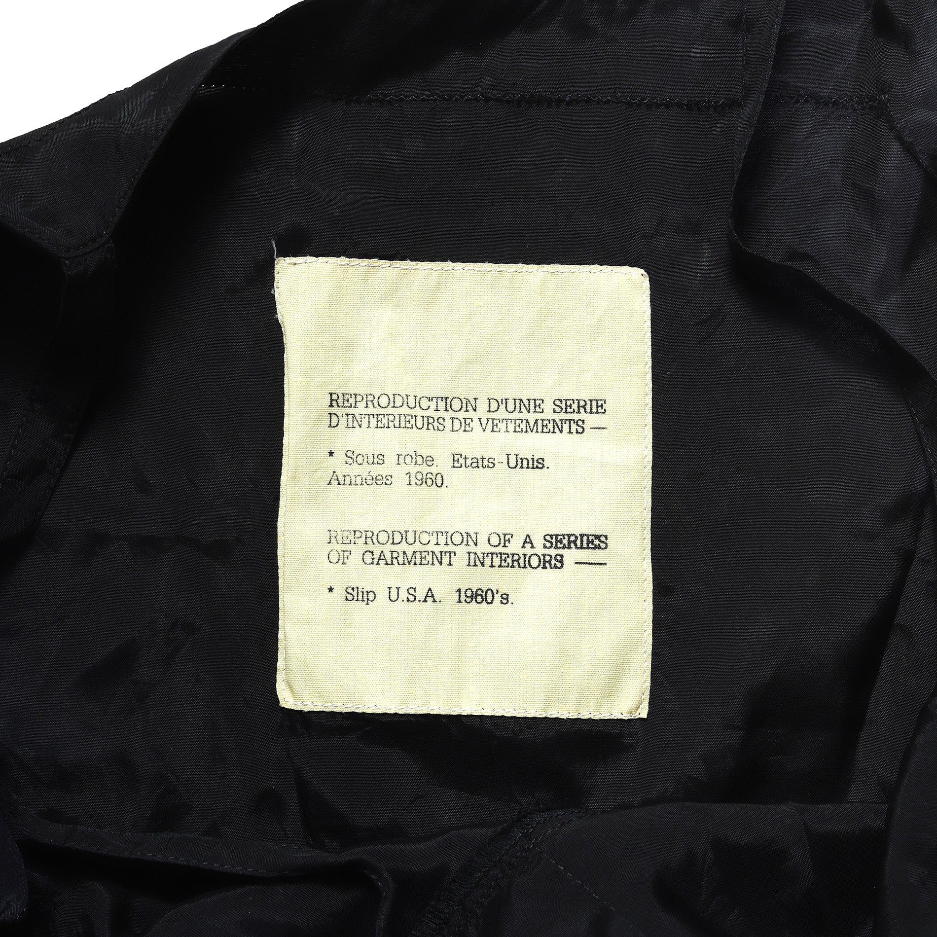 Maison Martin Margiela FW94 Reproduction Black Slip Dress