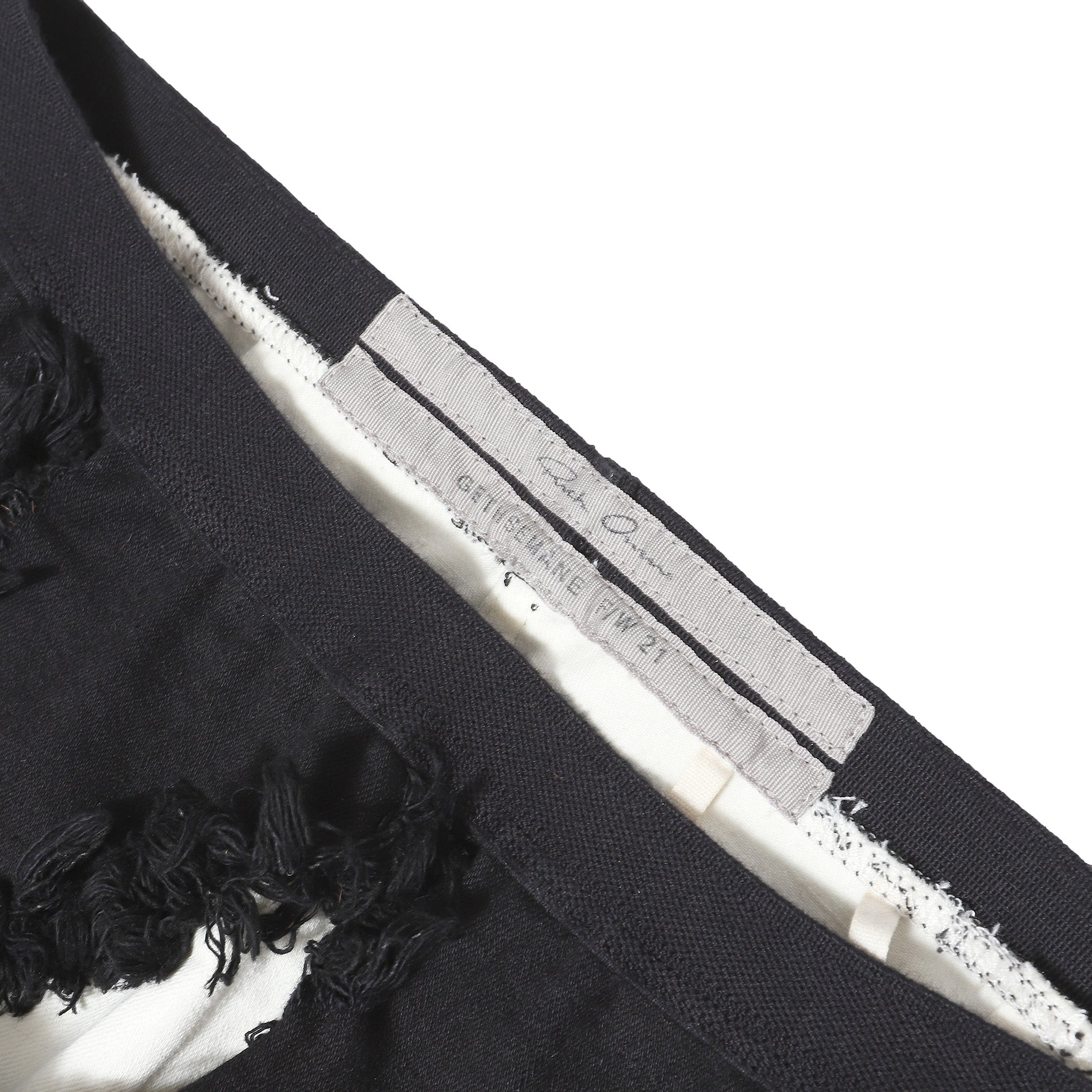 Rick Owens FW21 Gethsemane Distressed Skirt