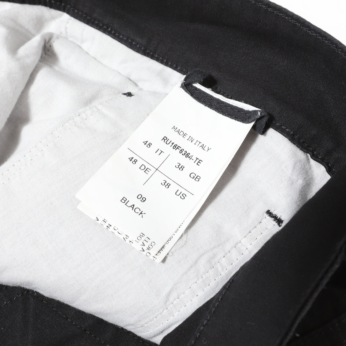 Rick Owens FW16 Mastodon Black Detroit Cut Denim