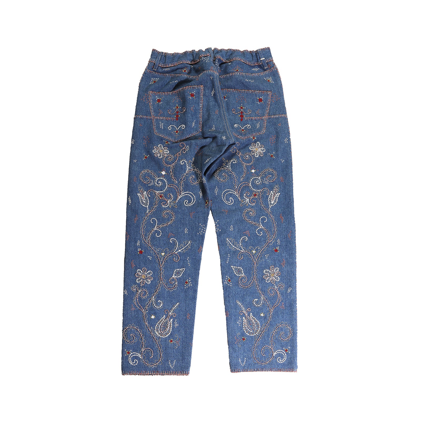 Dior Floral Beaded & Embroidered Denim