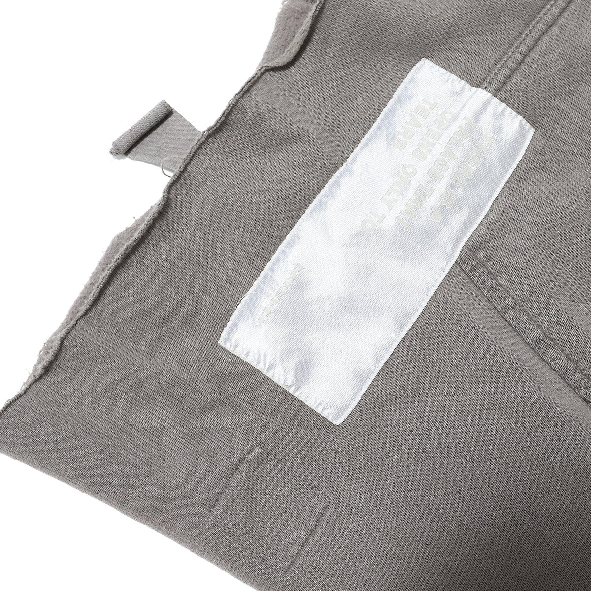 Rick Owens DRKSHDW SS08 Patched Bondage Gimp Hoodie