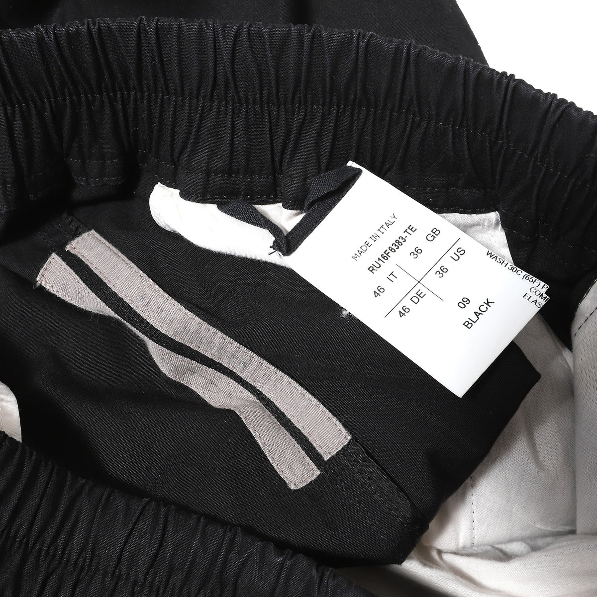 Rick Owens FW16 Mastrodon Black Pod Shorts