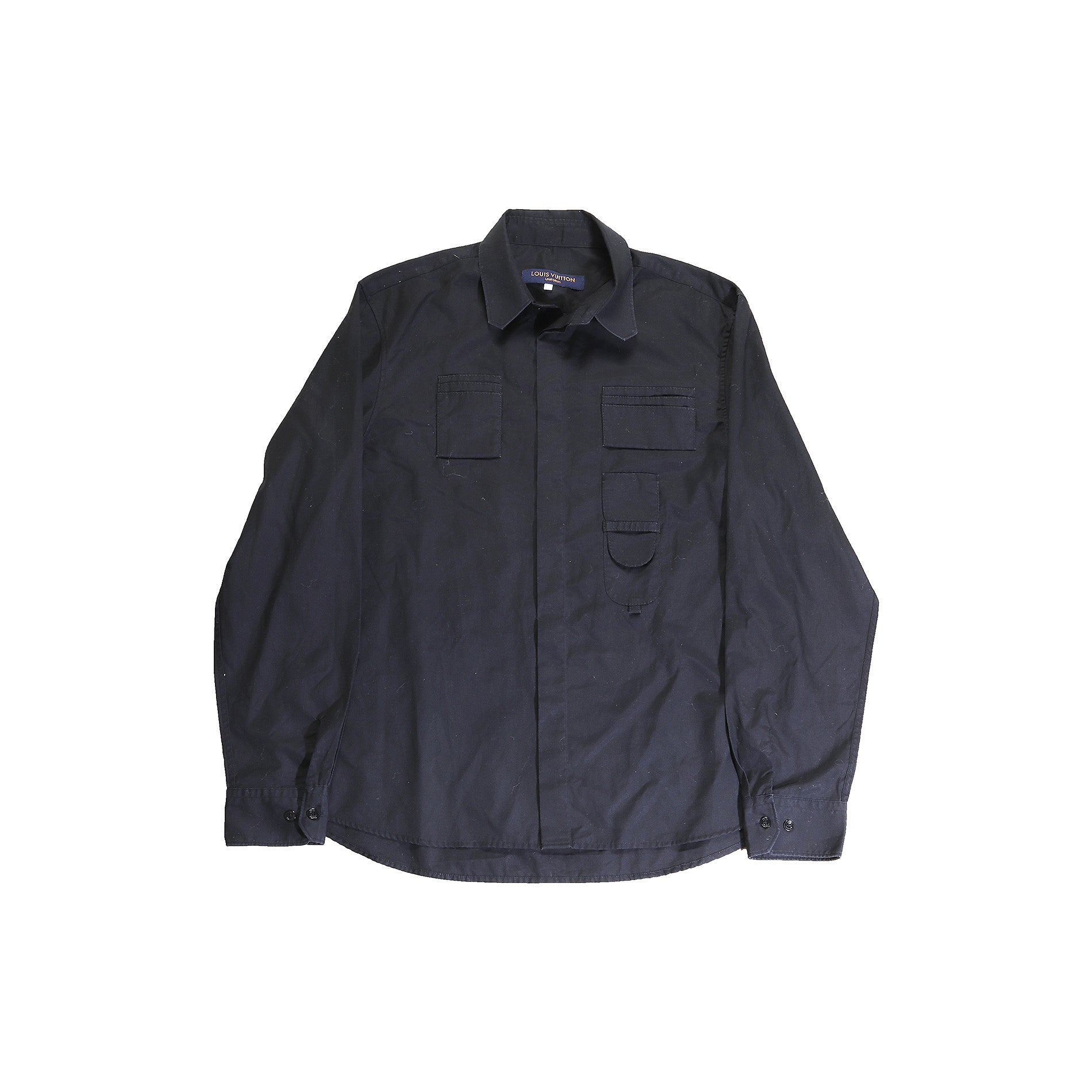 Louis Vuitton 2020 Black Staff Multi-Pocket Shirt - kaibu Store Louis Vuitton 2020 Black Staff Multi-Pocket Shirt - kaibu Store