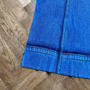 Issey Miyake Pleats Please Tromp L'Oeil Denim Top