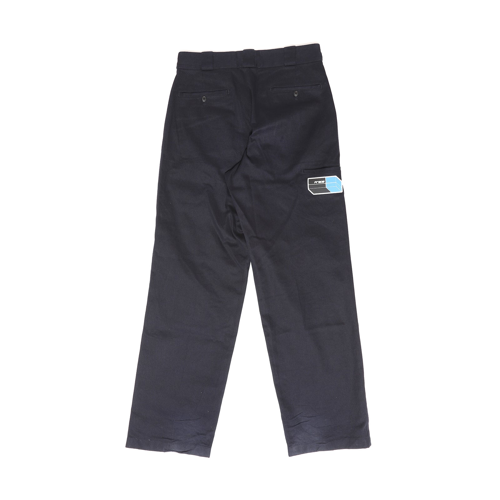 Prada AW18 Logo Patched Workwear Trousers