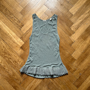 Azzedine Alaia 90s Hem Detail Knit Dress