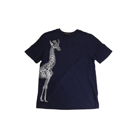 diakritisk Aftensmad kandidat Louis Vuitton SS17 Chapman Giraffe Patch T-shirt – Ākaibu Store