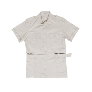 Dior Homme SS07 Belted Shortsleeve Safari Shirt - Ākaibu Store