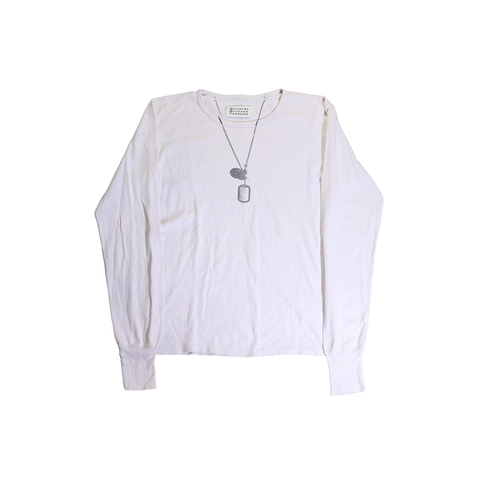 Maison Martin Margiela FW04 Artisanal Tromp L'oeil Chain Longsleeve