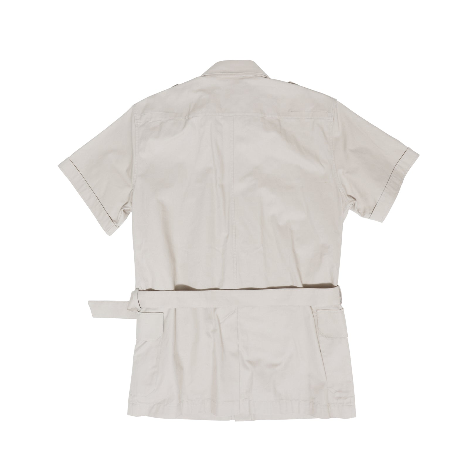 Dior Homme SS07 Belted Shortsleeve Safari Shirt