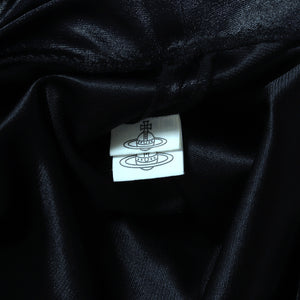 Vivienne Westwood 90s Black Shiny Layered Top