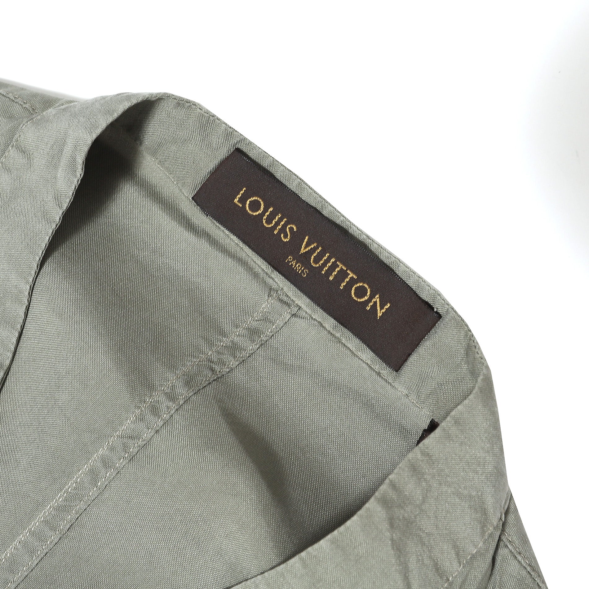 Louis Vuitton SS16 Linen Pyjama Cargo Shirt