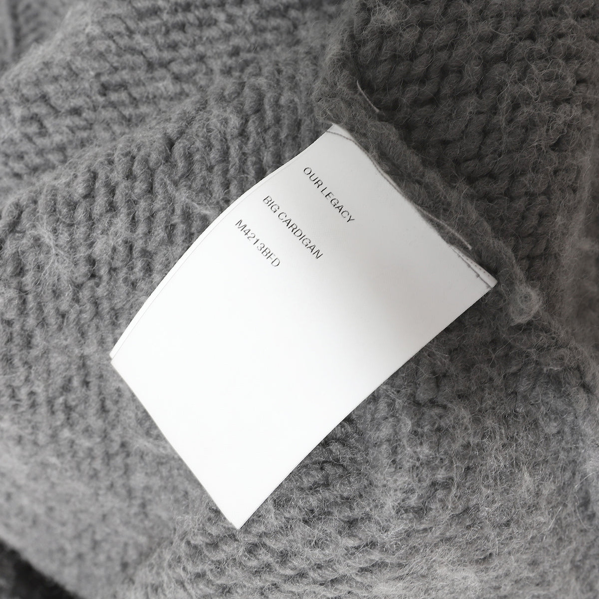 Our Legacy FW21 Big Knit Cardigan