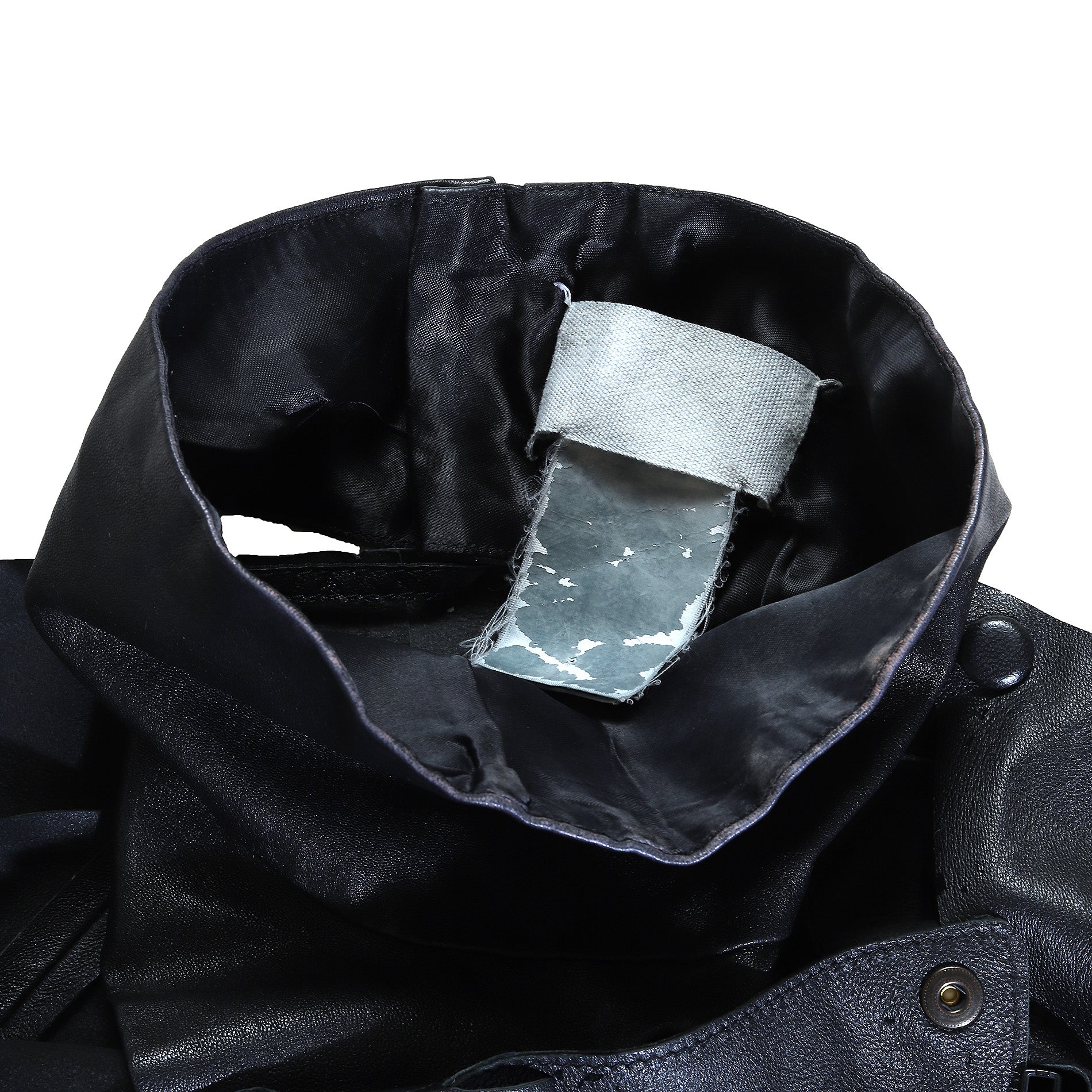 Maison Martin Margiela Reassambled 3 Piece Black Leather Jacket