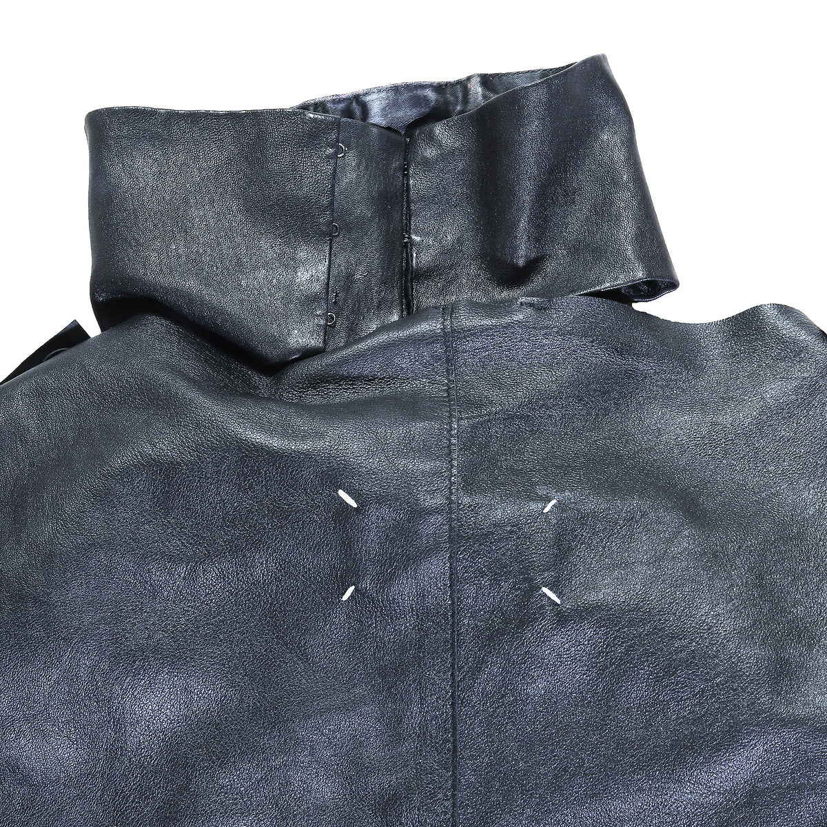 Maison Martin Margiela Reassambled 3 Piece Black Leather Jacket