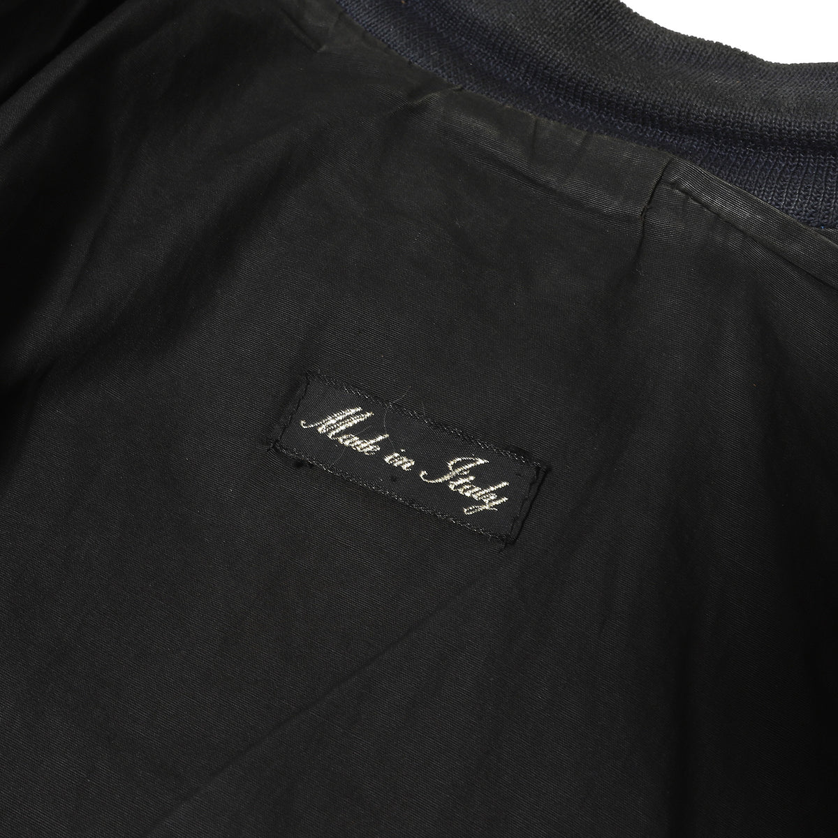 Jean Paul Gaultier AW87 Patched Leather Bomber Jacket.