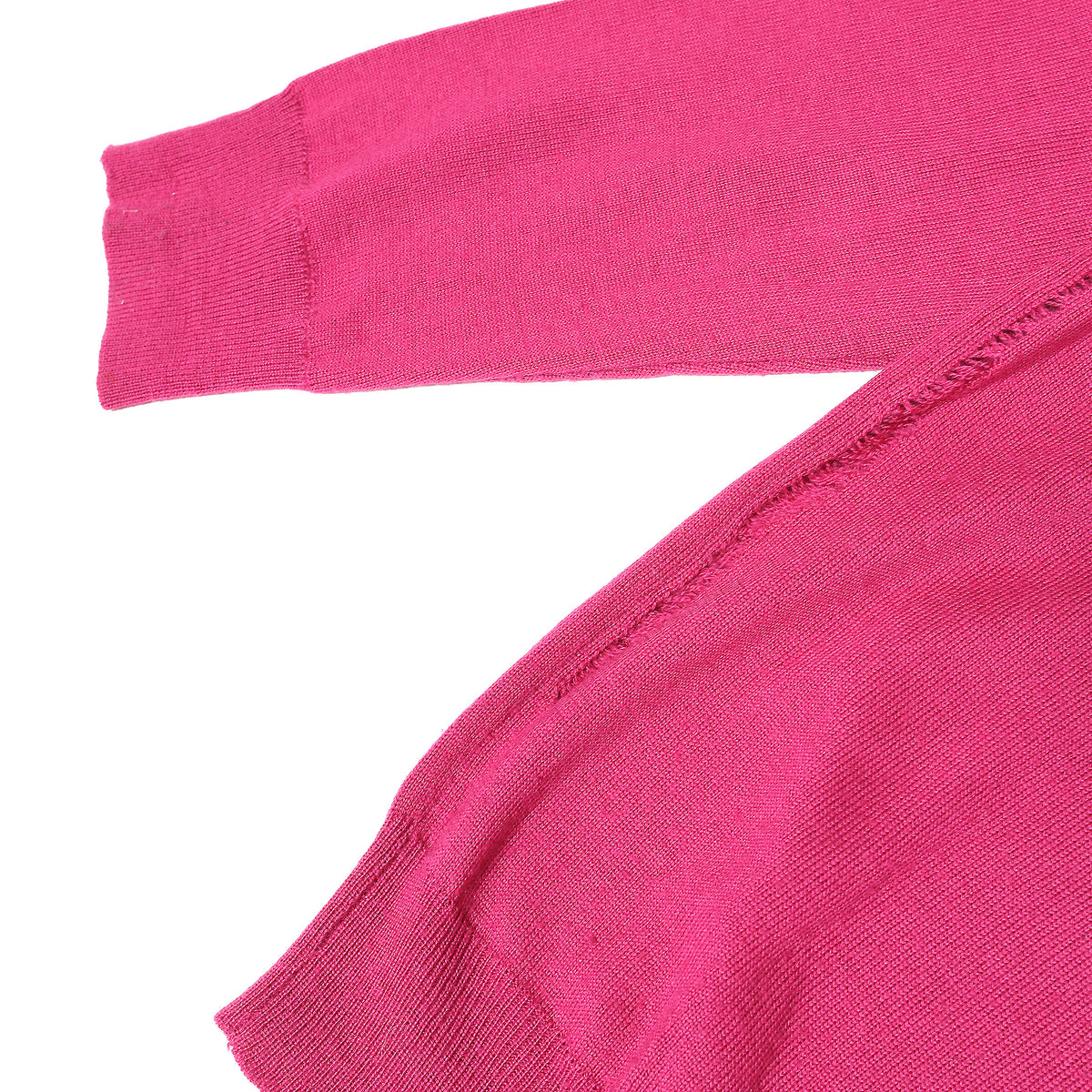 Dior Homme SS09 Fuchsia Distressed Knit Sweater