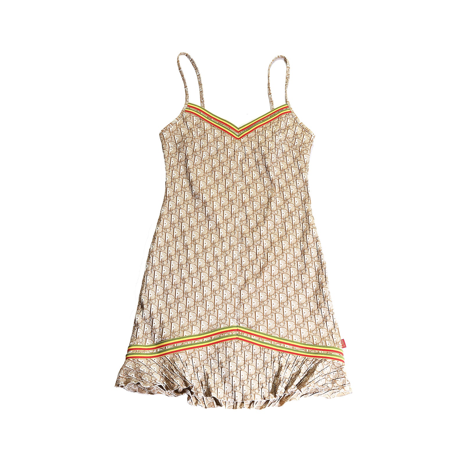 Christian Dior by John Galliano SS04 Monogram Rasta Dress