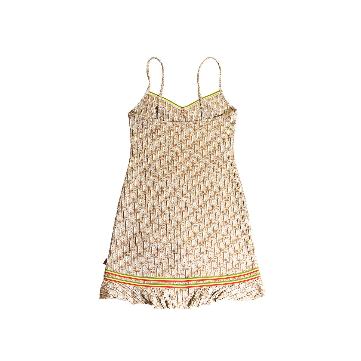 Christian Dior by John Galliano SS04 Monogram Rasta Dress