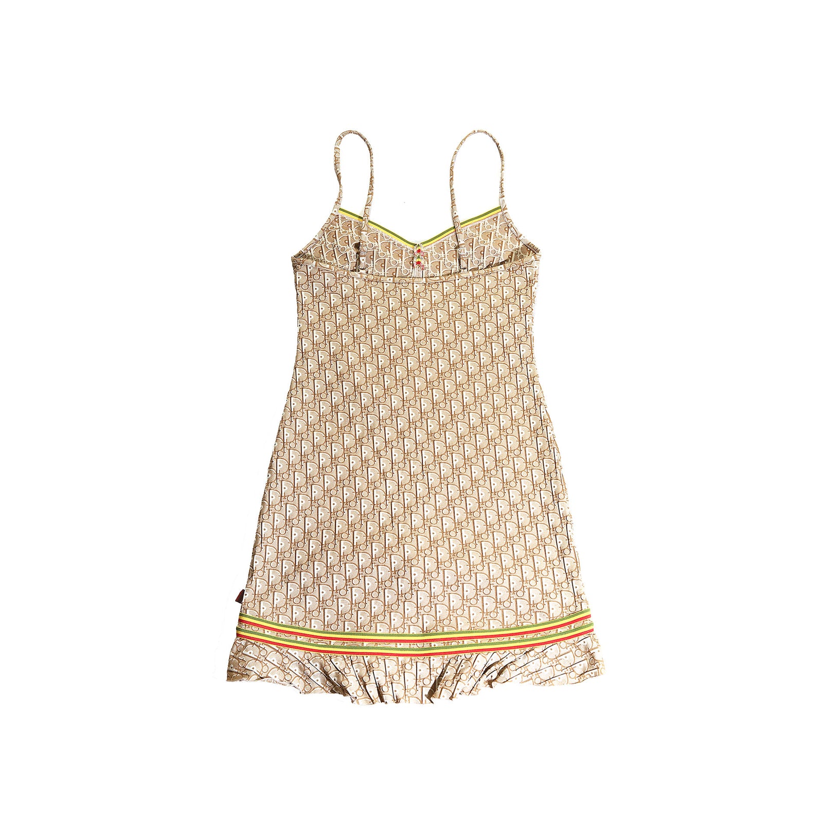Christian Dior by John Galliano SS04 Monogram Rasta Dress