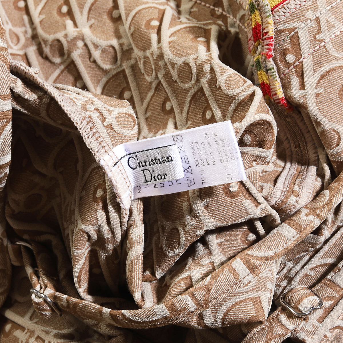 Christian Dior by John Galliano SS04 Monogram Rasta Dress