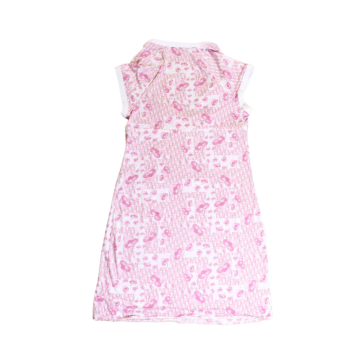 Christian Dior SS05 by John Galliano Cherry Monogram Lingerie Dress