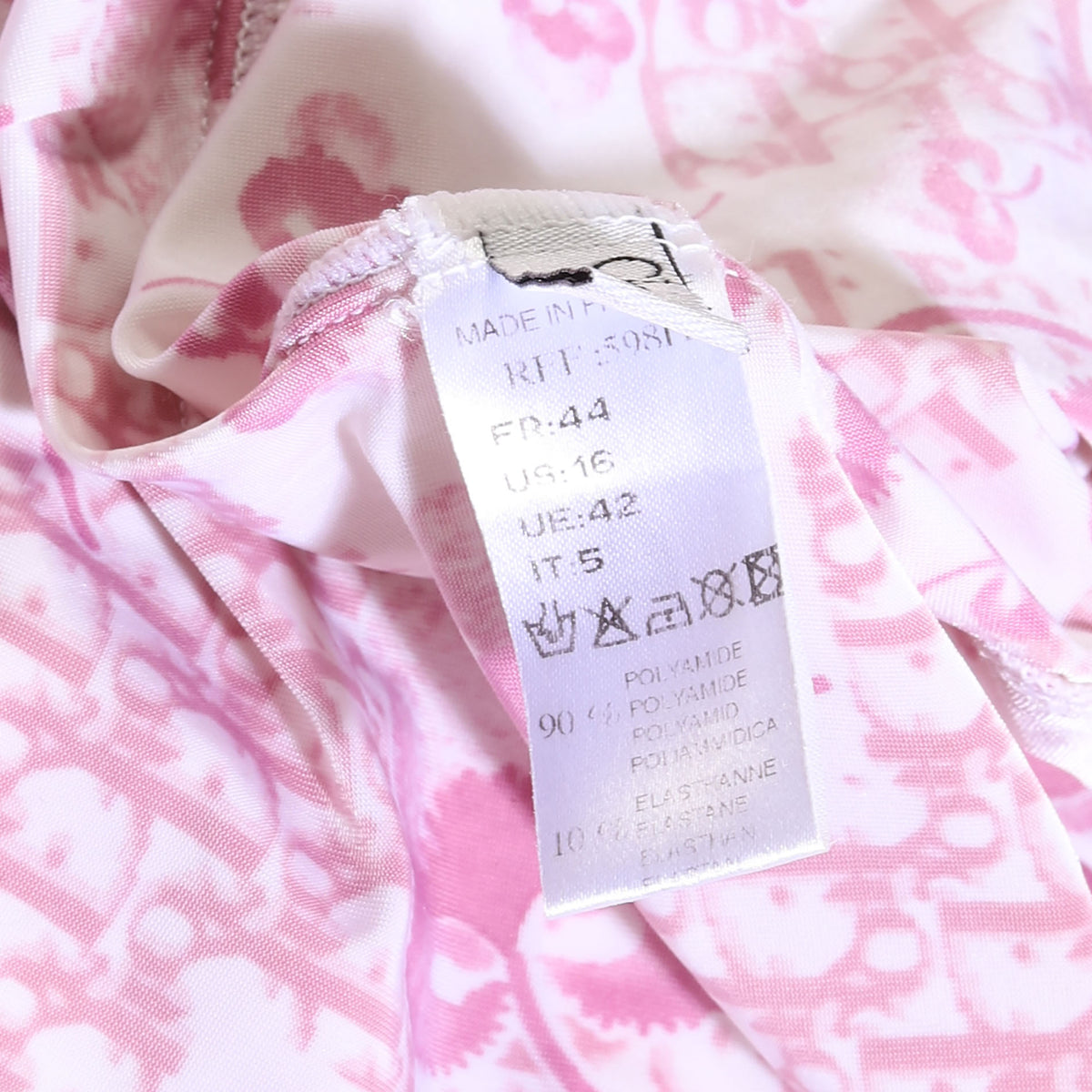 Christian Dior SS05 by John Galliano Cherry Monogram Lingerie Dress