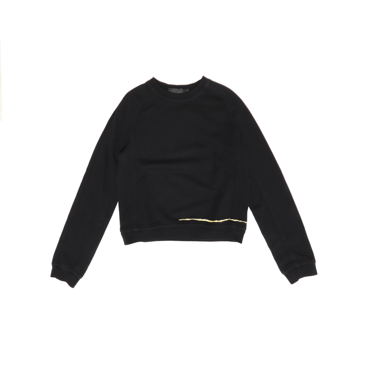 Haider Ackermann FW17 Cropped Gold Embroidered Sweatshirt