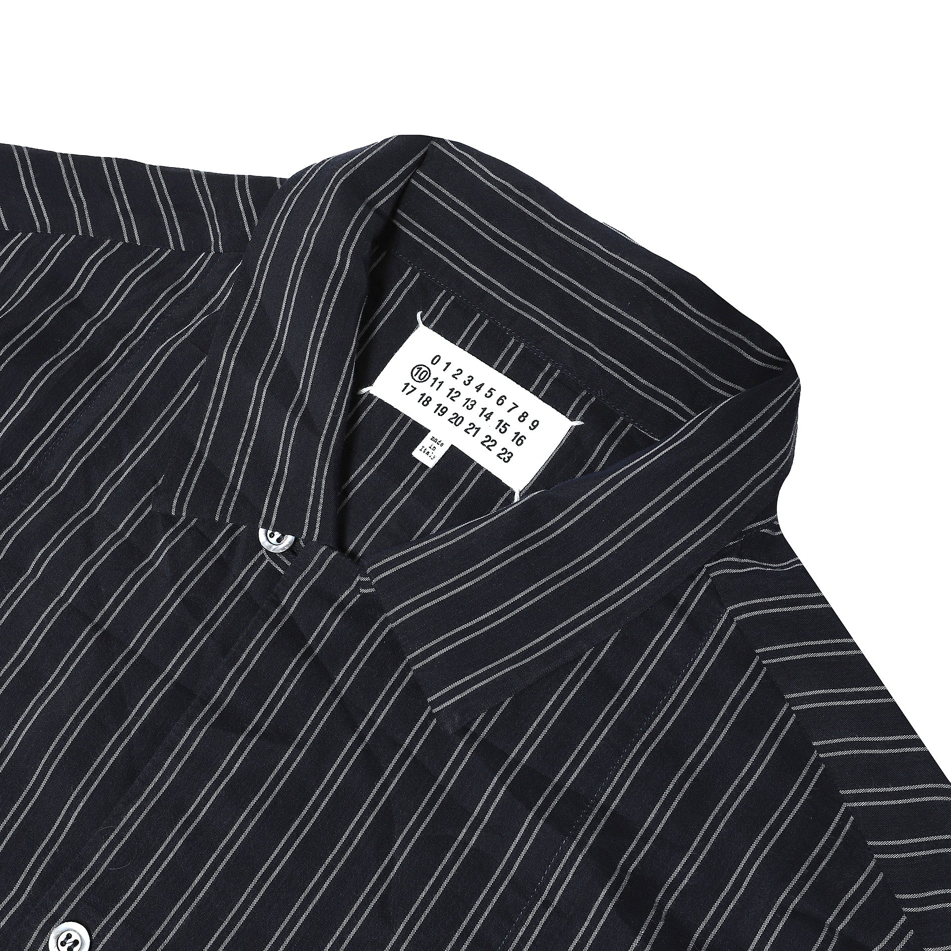 Maison Martin Margiela AW21 Striped Bowling Shirt