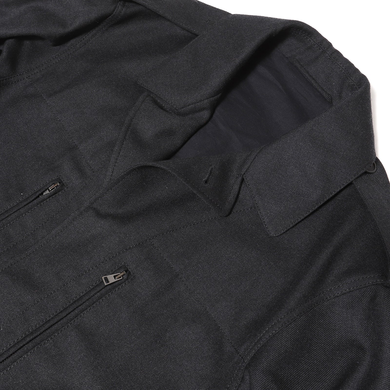 Berluti by Haider Ackermann Prototype Military Coat With Leather Applications