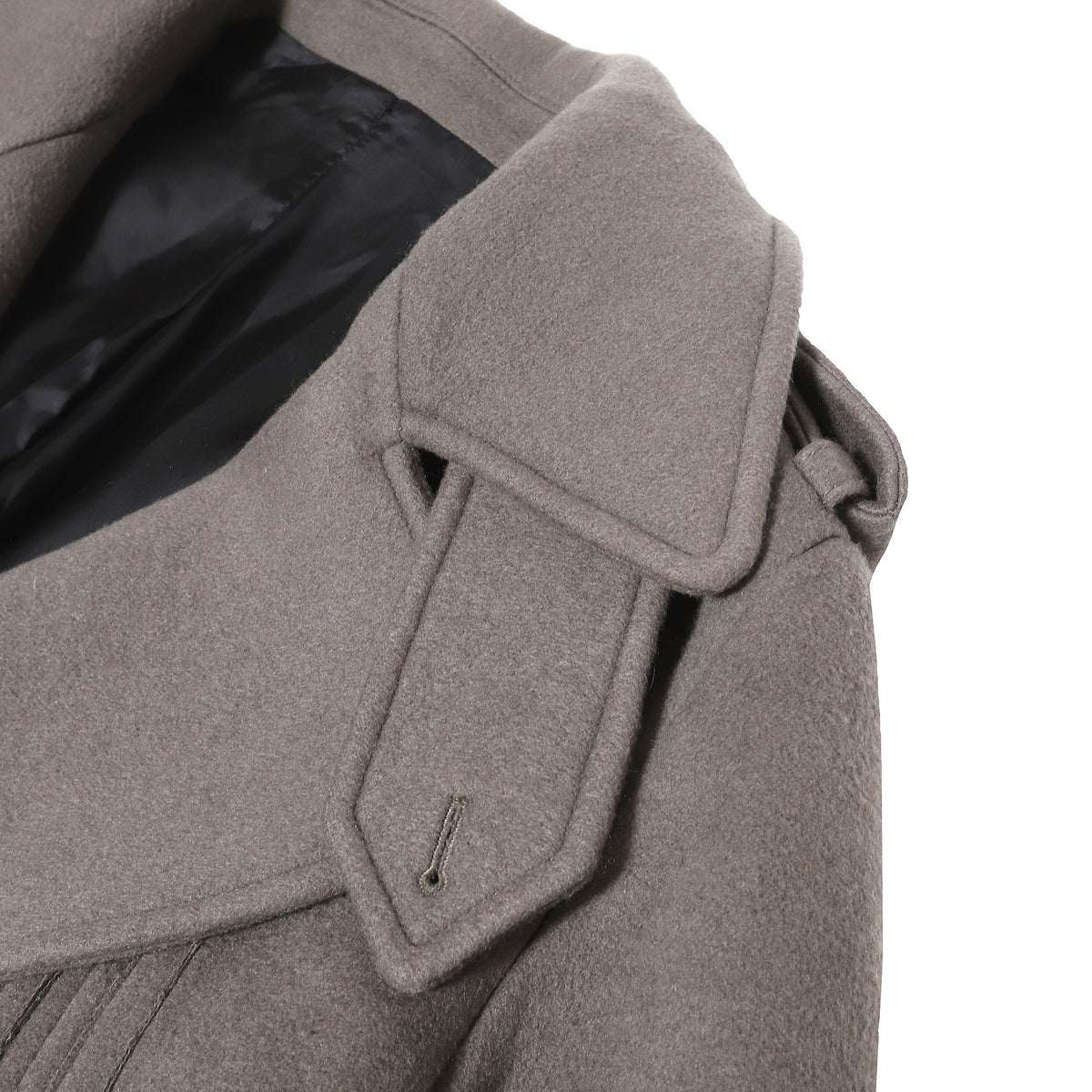 Berluti by Haider Ackermann FW17 Black Mega Coat Sample