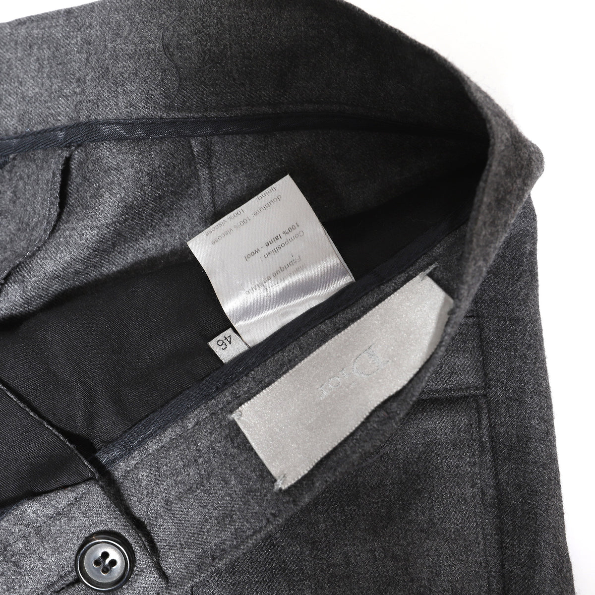 Dior Homme FW03 Luster Pleated Strap Pants