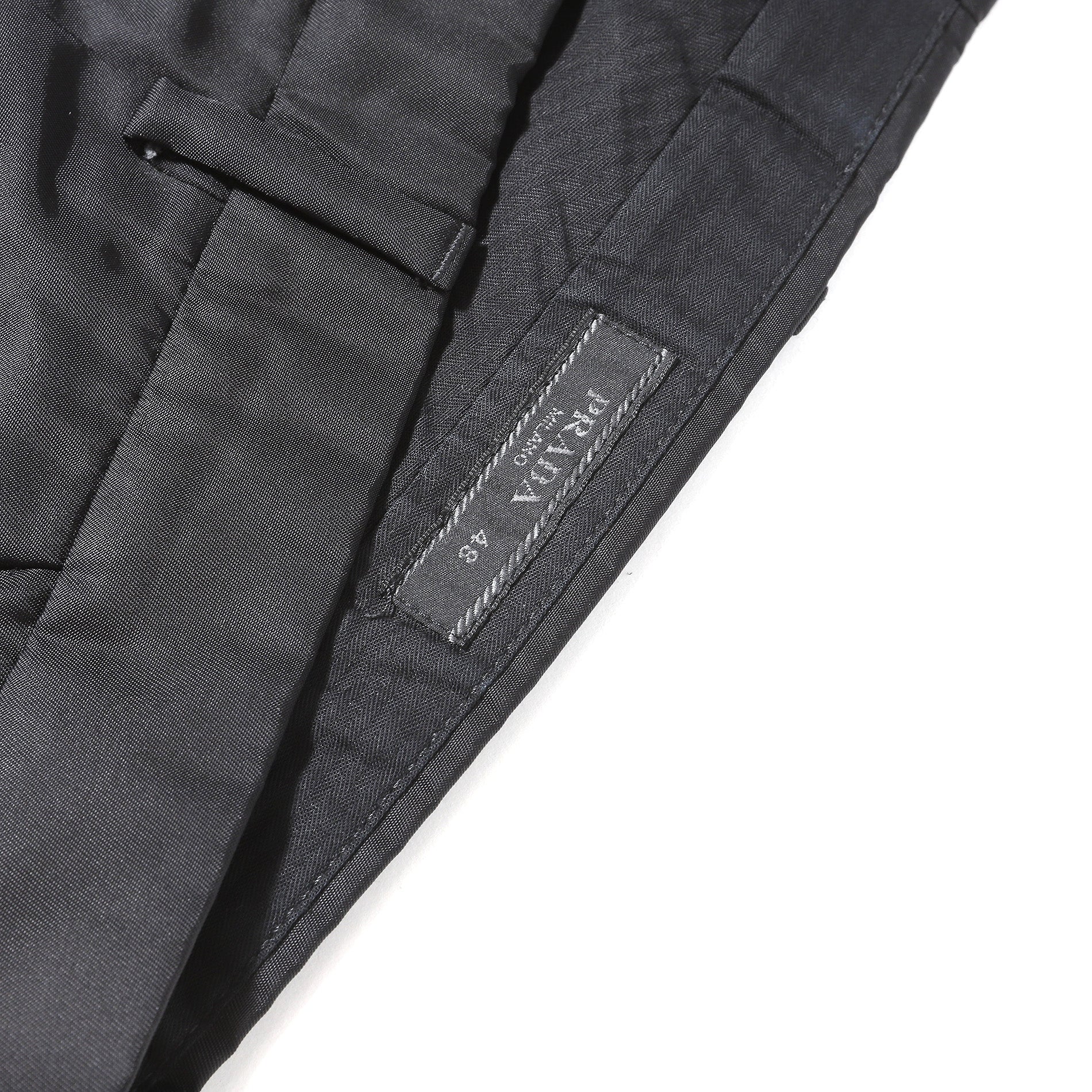 Prada AW18 Gabardine Nylon Suit Pants